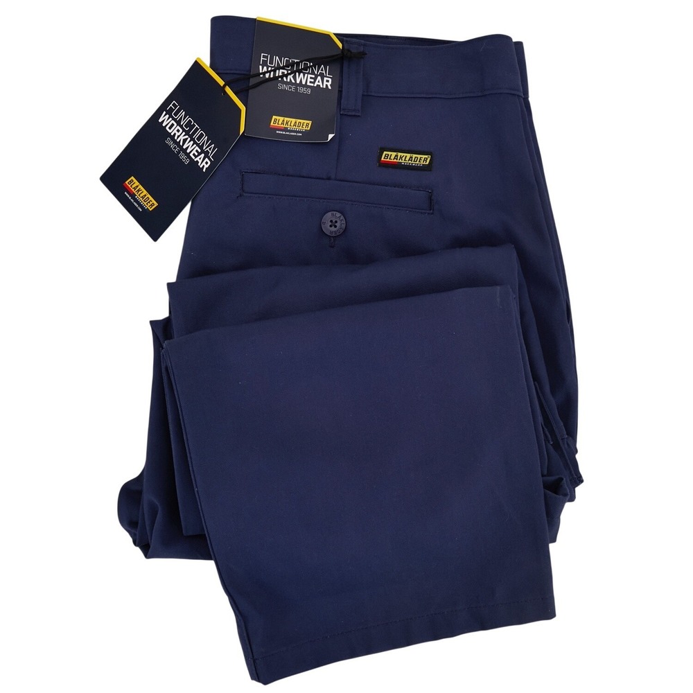 Blaklader Workwear Mens 38x32 Blue Cargo Pants Functional Workwear 1610 Utility‎